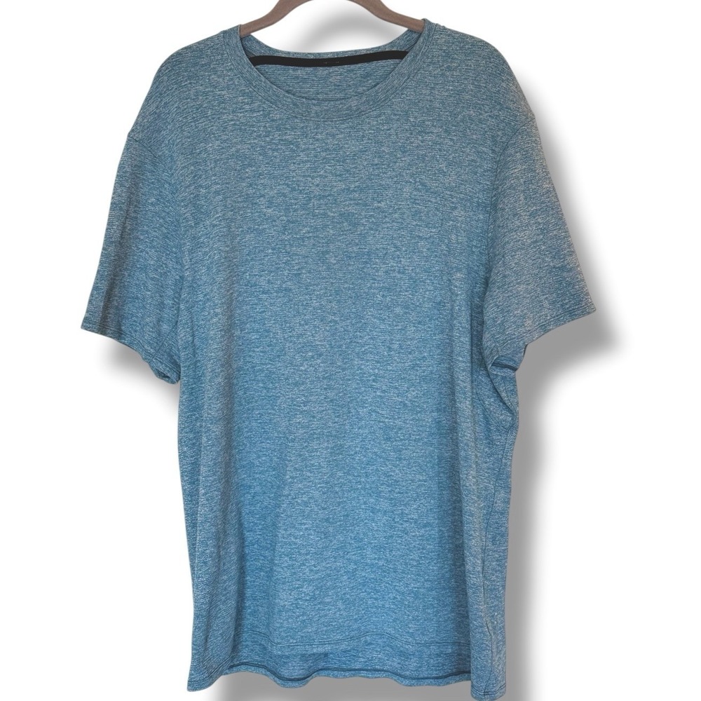 Lululemon Tee‎ Shirt Blue Short Sleeve Basic Drysense Athleisure Mens Large